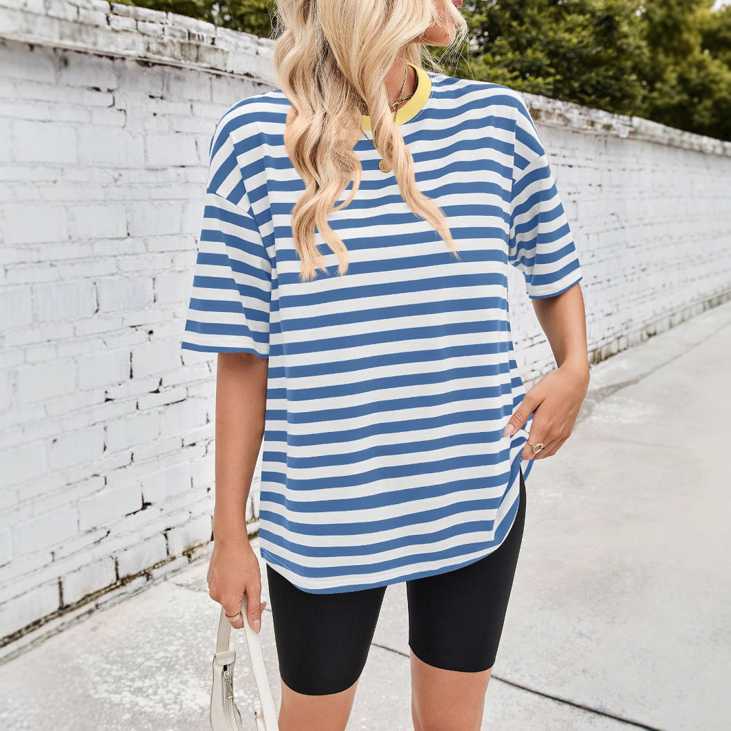 Women's Plus Size Striped T-Shirt WW