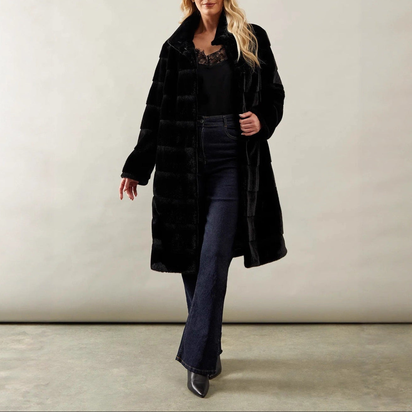 WW | Women's Cozy Jacket with Gathered Belt