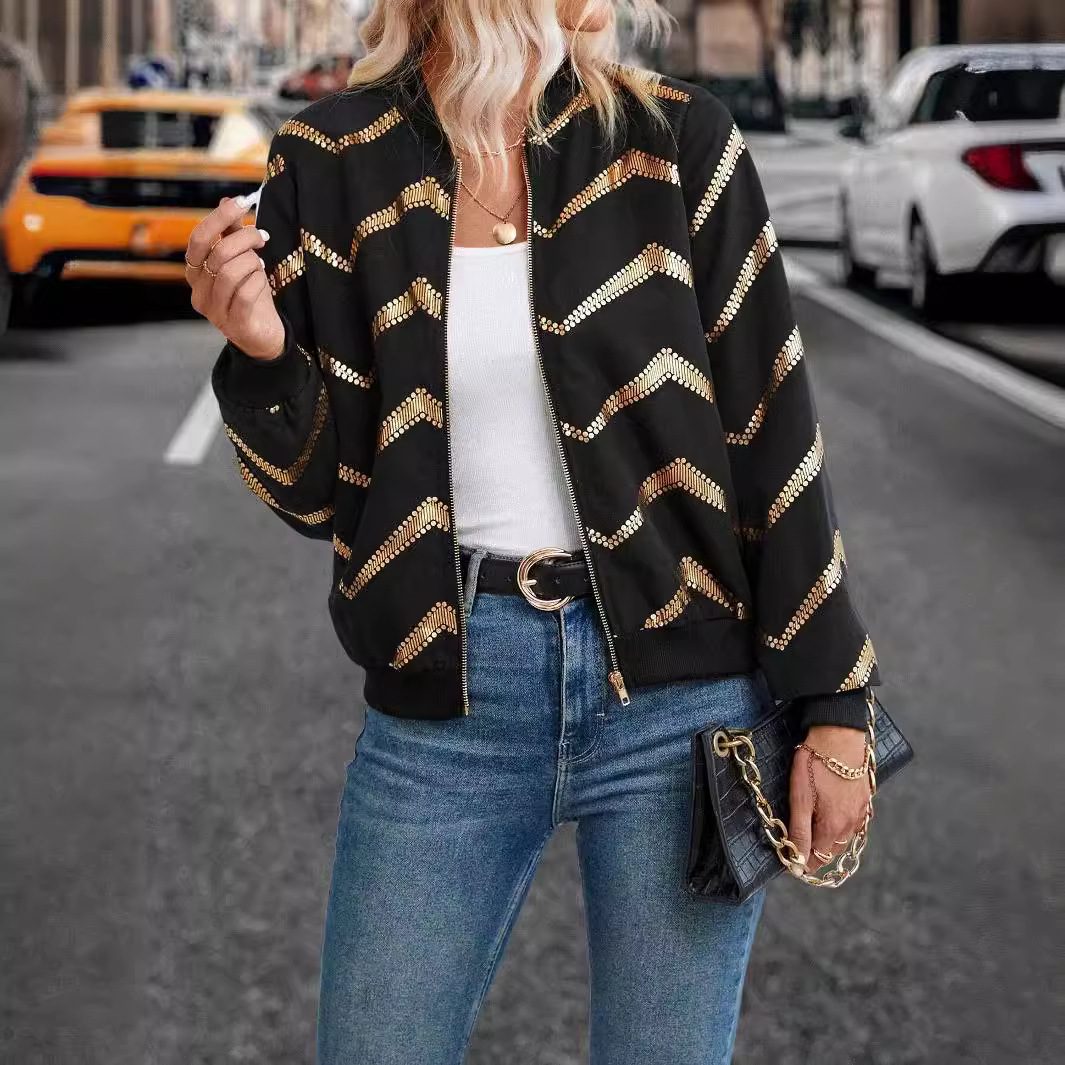 WW | Print Jacke - Bold Street Style - Leichtes Material - Freizeitbekleidung