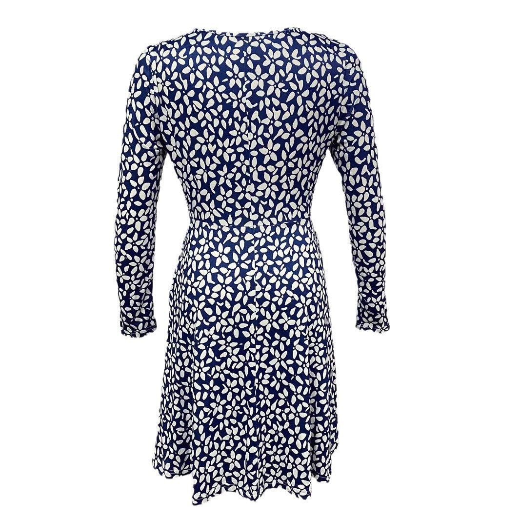 Damen Blusenkleid mit floralem Design und praktischen Taschen WW