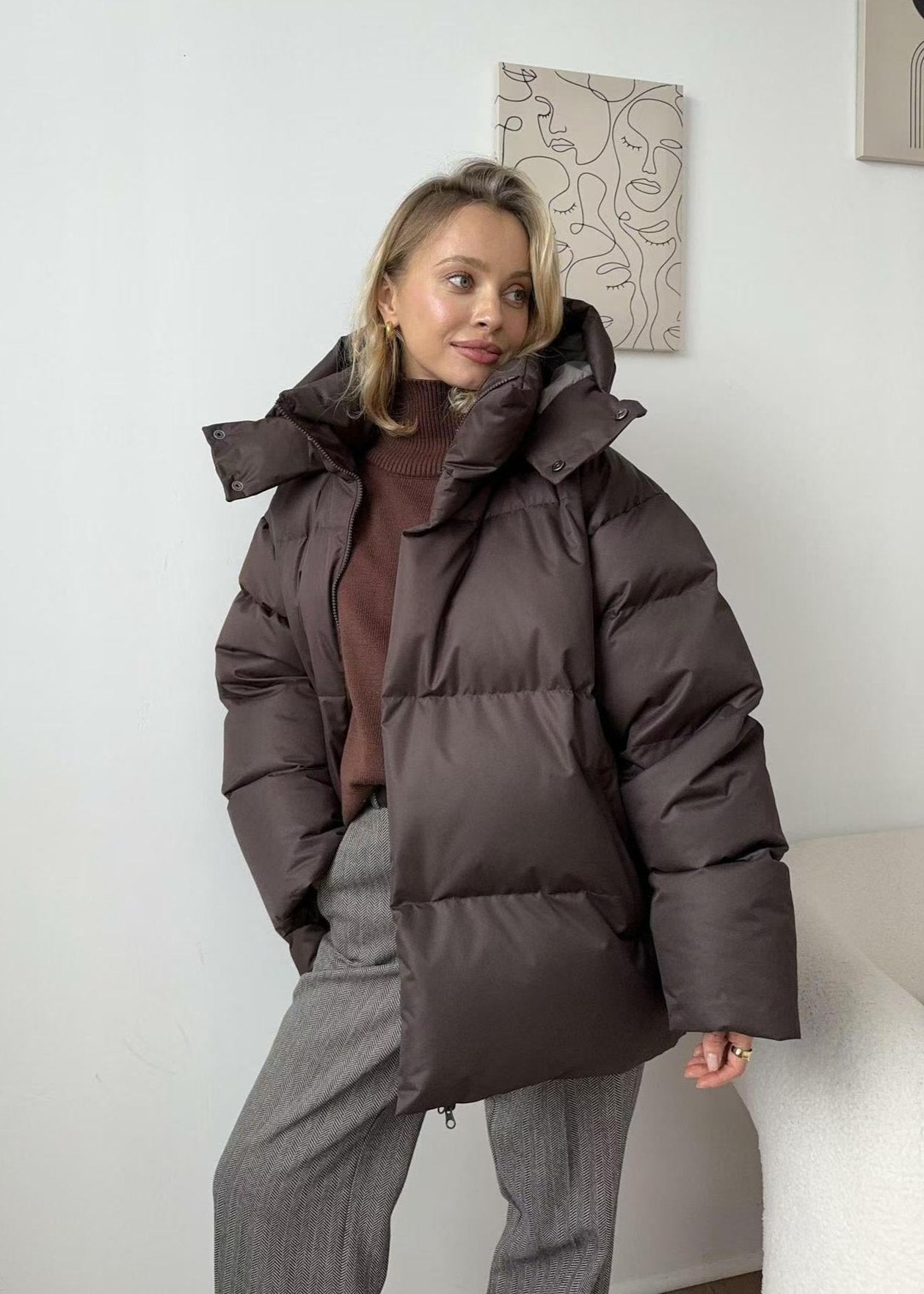 WW | Pufferjacke - Burgunderrot
