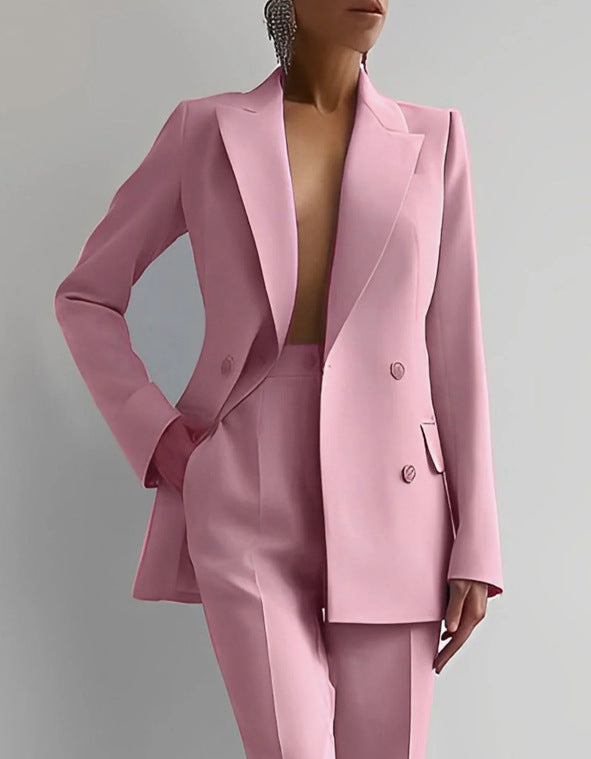WW | Elegante Blazer Und Hosen Satz