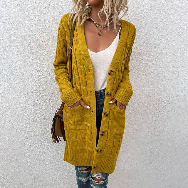 WW | Weiche Strickstrickjacke mit Komfort