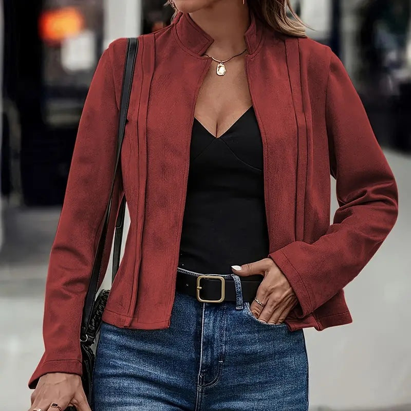 WW | Damen Kurze Jacke Wollmix