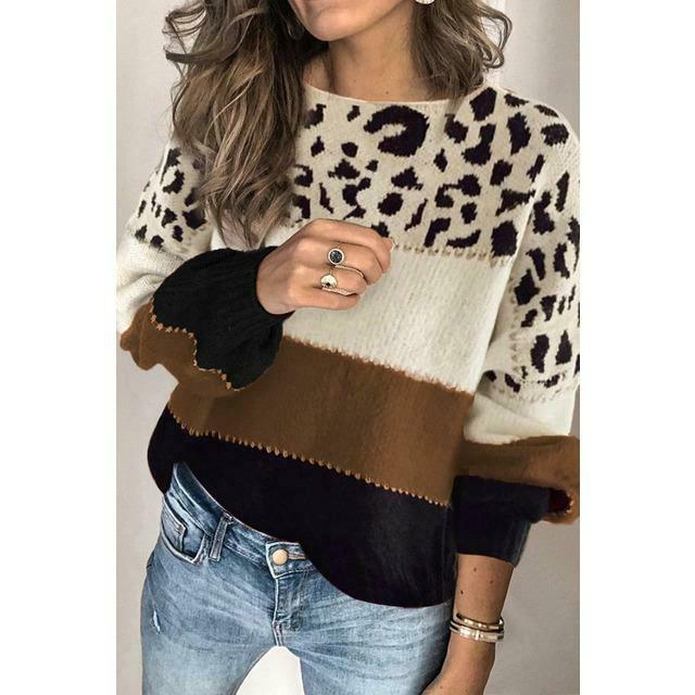 WW | Patchwork Gedruckt Leopard