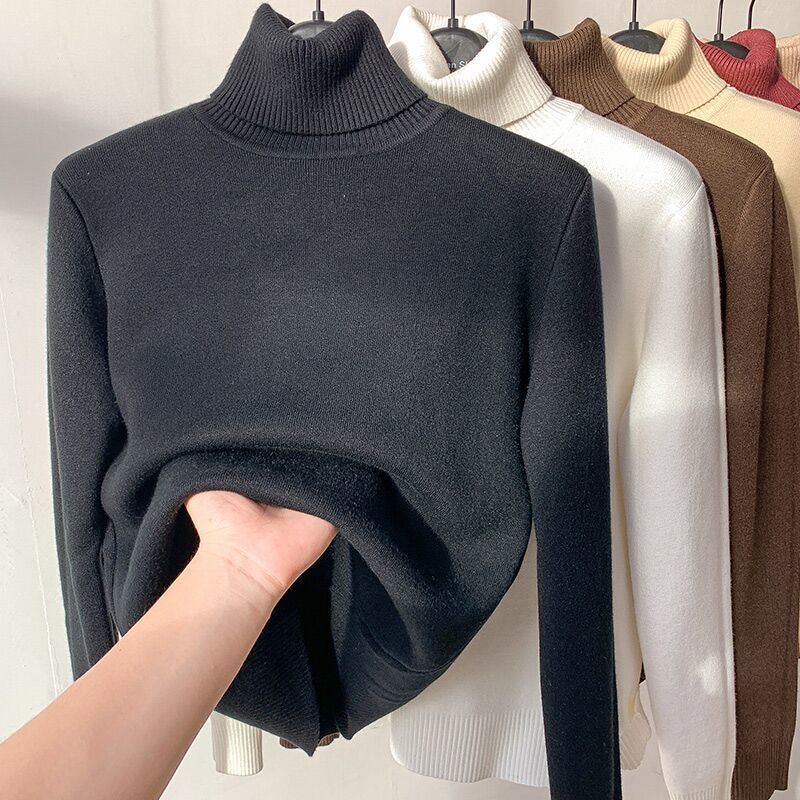 WW | Turtleneck sweater with teddy lining