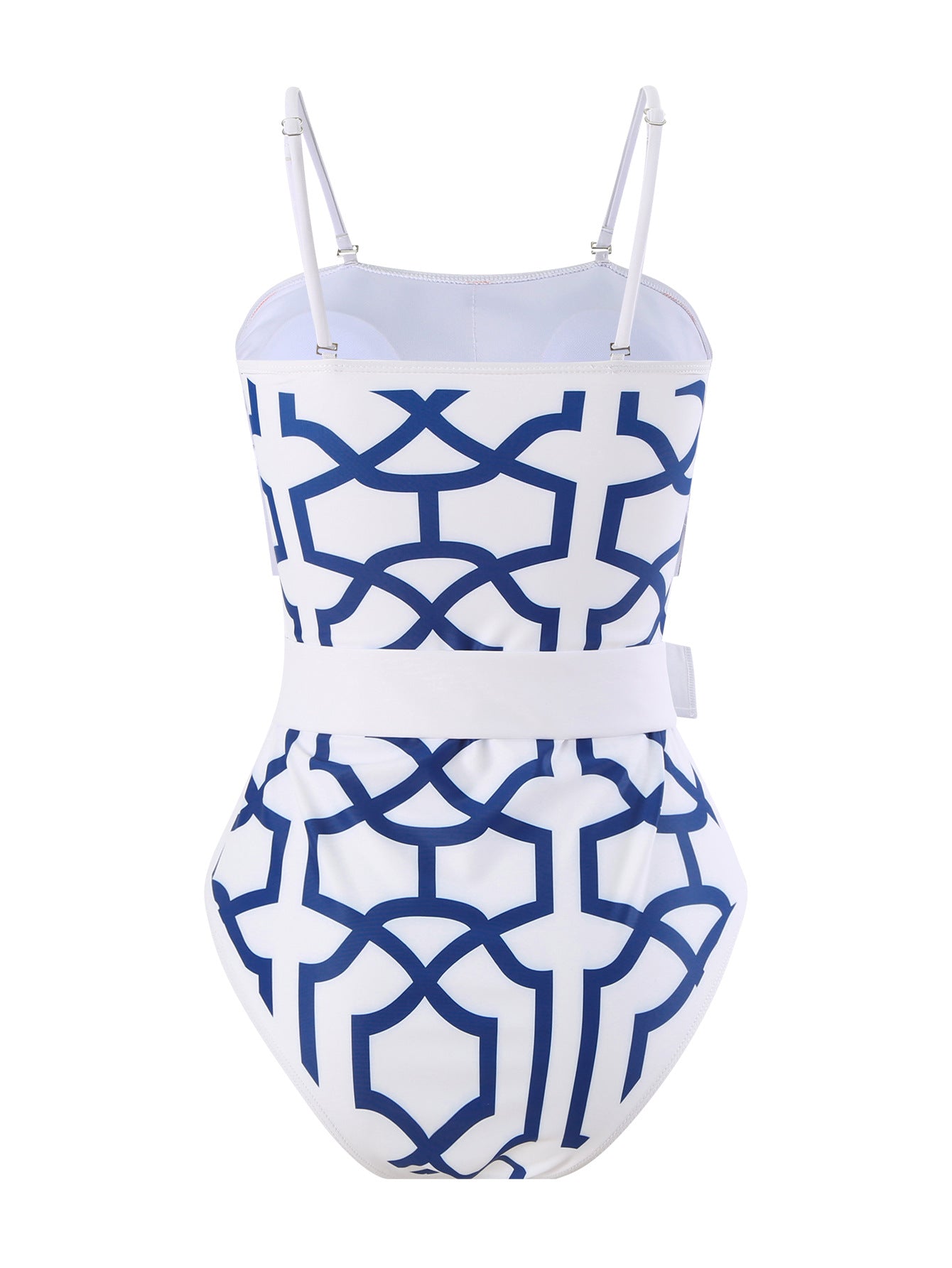 Damen Badeanzug mit elegantem Kimono und raffiniertem Gürtel WW