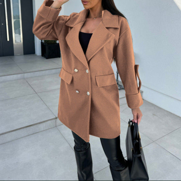 WW | Damen Baumwolle Blazer Übergröße Stil
