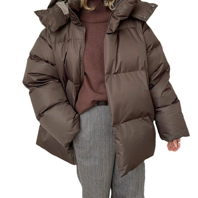 WW | Damen Hohe Kragen Puffer Jacket mit Taschen