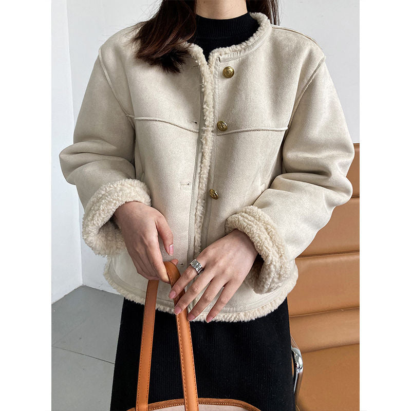 WW | High-quality & elegant buttoned jacket