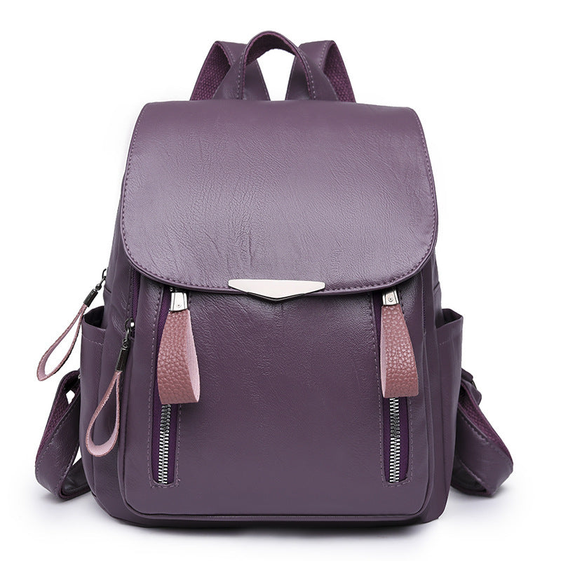 WW | Diebstahlsicherer Lederrucksack Für Damen