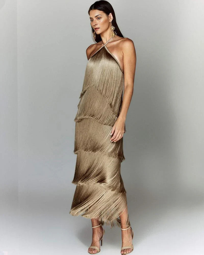 Adena | Quastenkleid der Eleganz