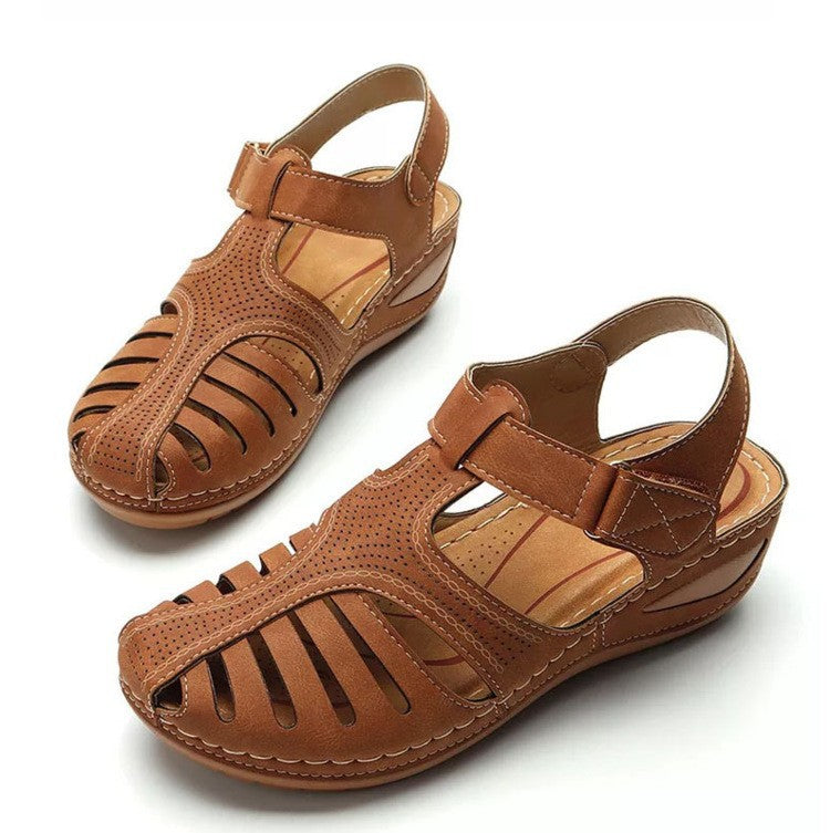 Mira | Comfortable Orthopedic Cut-Out Wedge Sandal