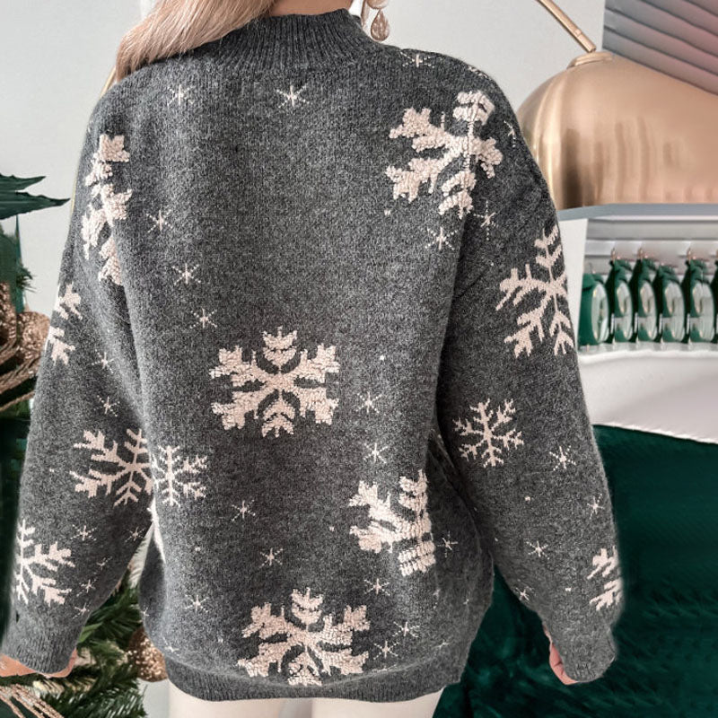 WW | Süßer Weihnachtsstrickpullover mit Muster