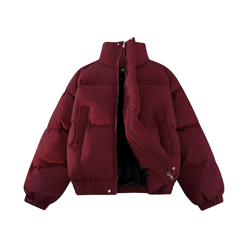 WW | Damen Stilvolle Daunenjacke Hohe Kragen