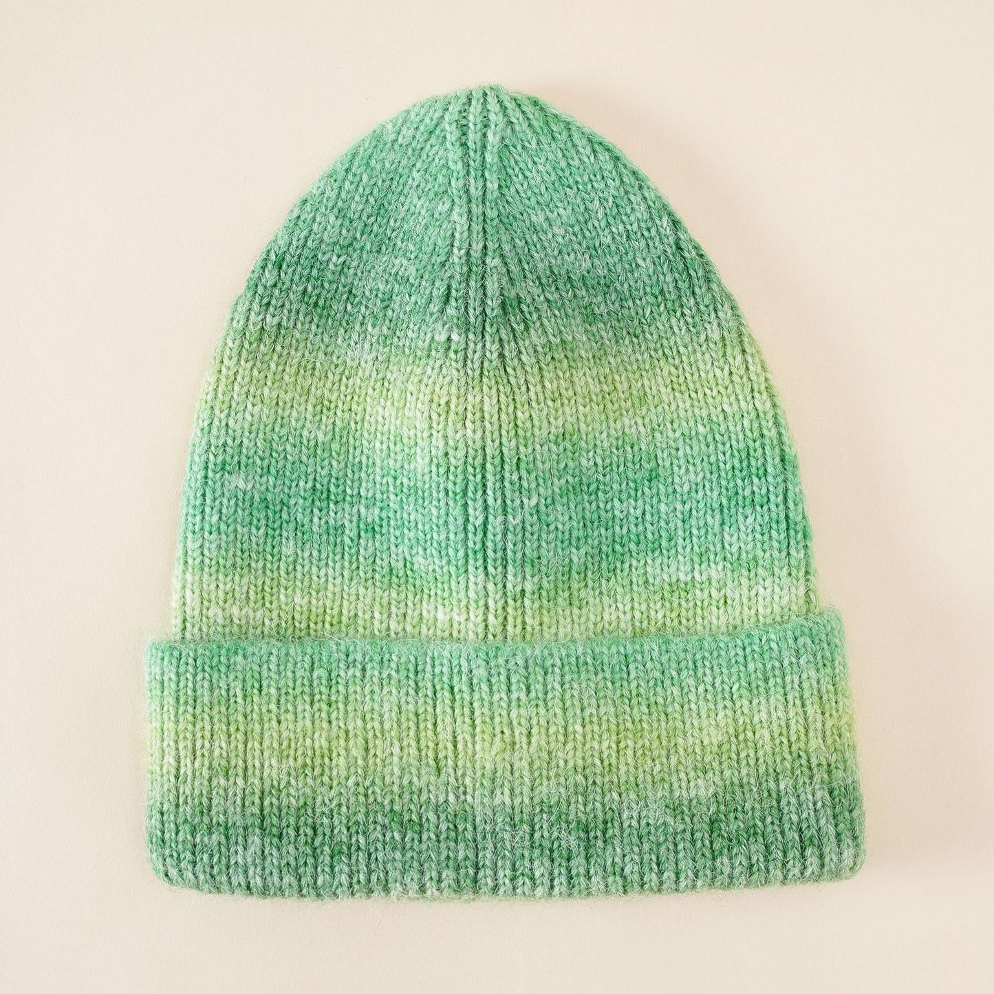 Damen Strickmütze mit modischem Farbverlauf und weichem Material WW