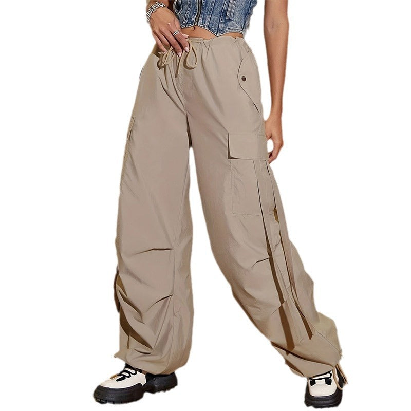 WW | Casual cargo pants with elasticated waist and side pockets