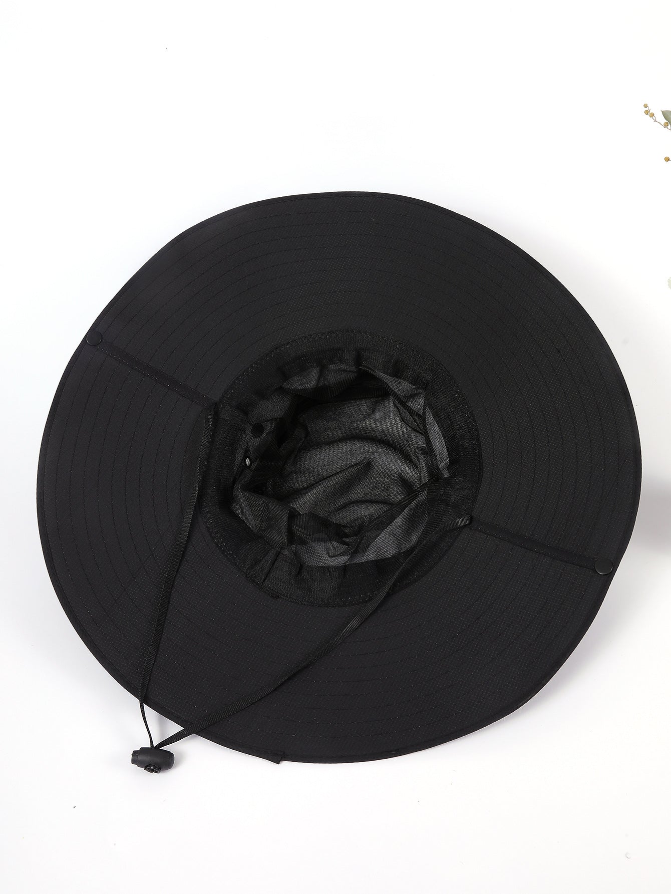 Damen Sonnenhut mit breiter Krempe und verstellbarem Kinnband WW