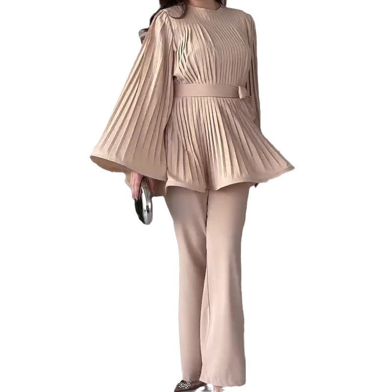 WW swing suit with round neck and batwing sleeves
