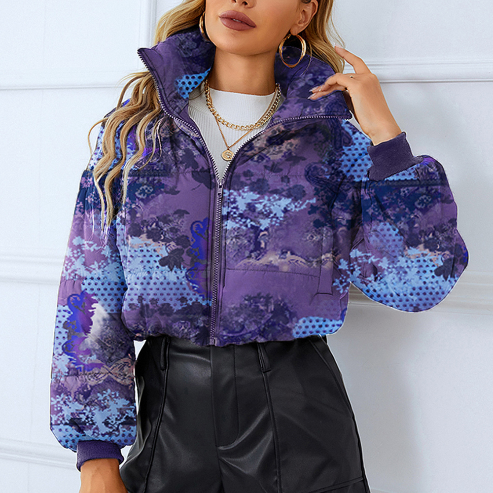 WW | Moderne Elegante Winterjacke Für Damen Mit Reißverschluss
