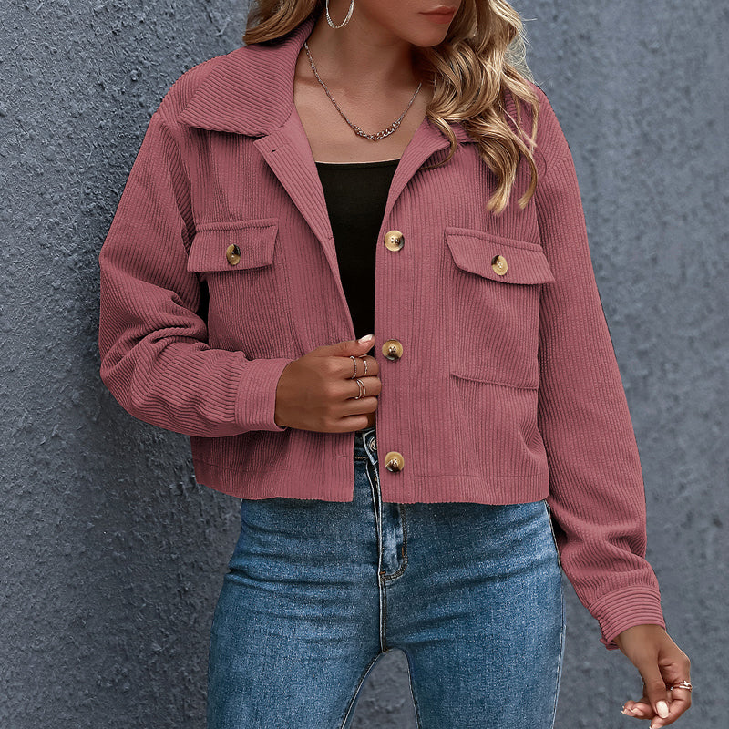 WW | Short Transitional Jacket Button Closure
