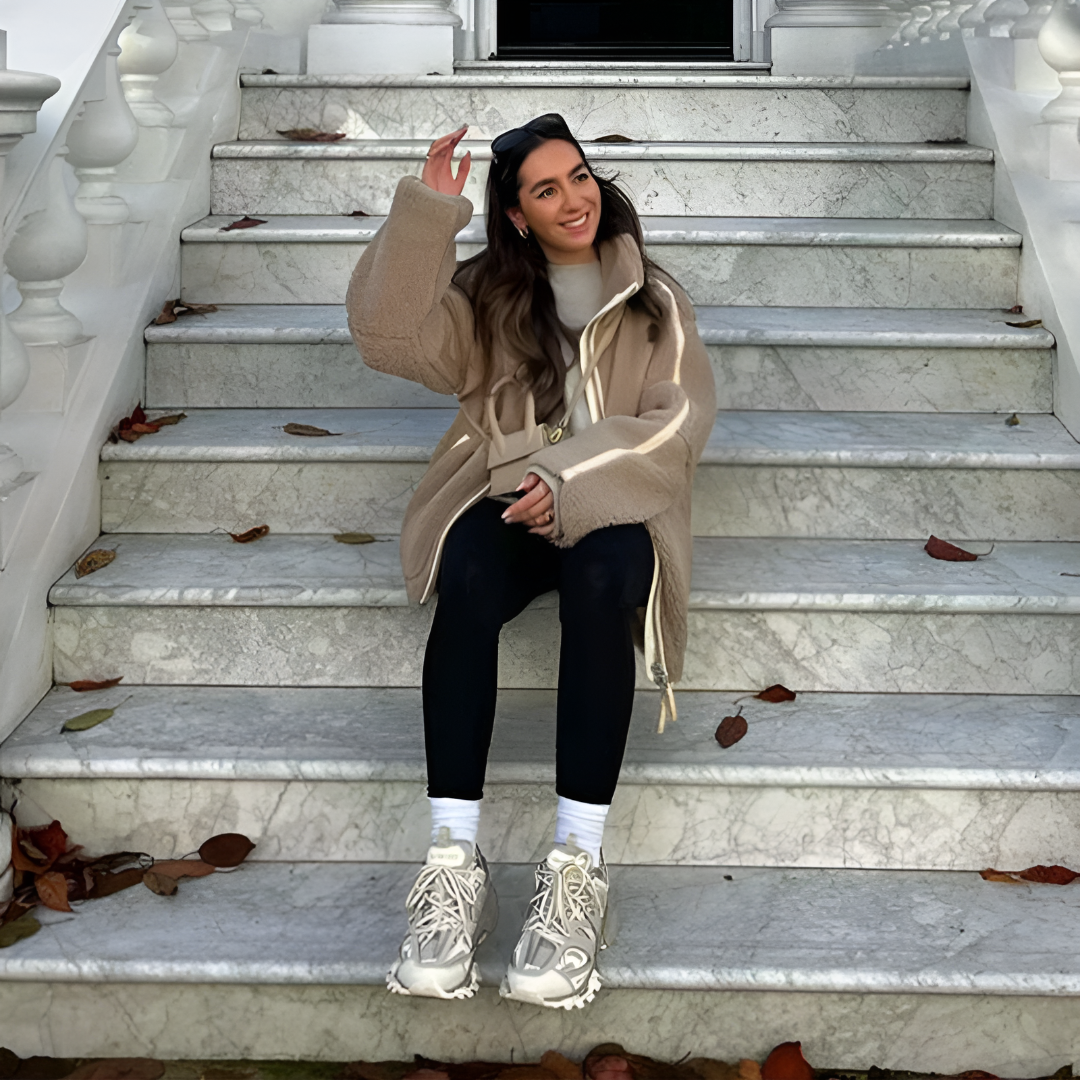 WW | Chic Teddy Fleece Jacket Beige for Stylish Comfort