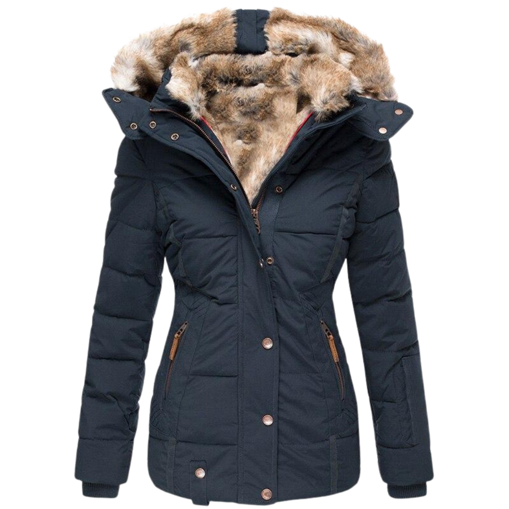 WW | Women's Casual Leather Jacket with Hood