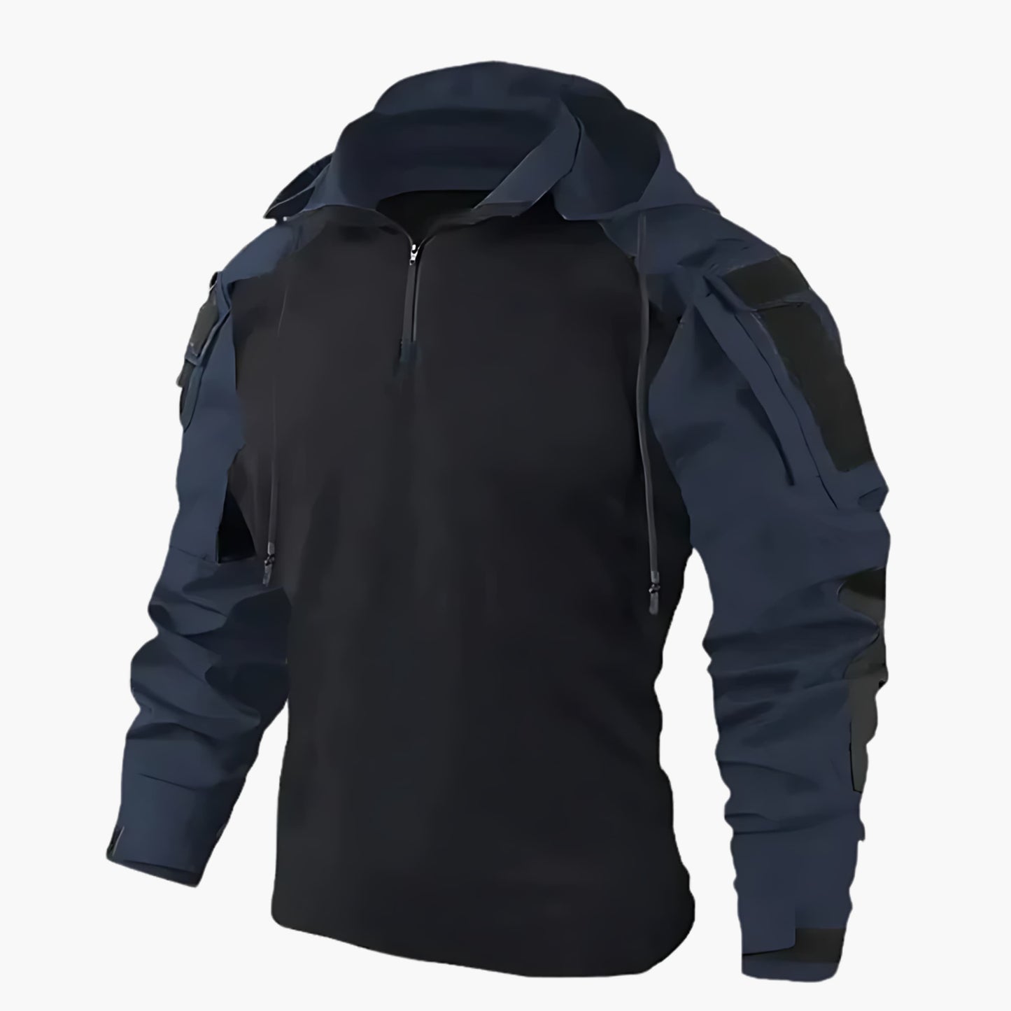 WW | Half Zipper Hooded Tactical Jacket Men's Jacket