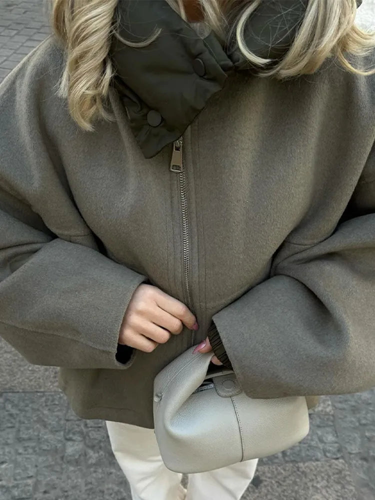 WW | Übergroße Kapuzenjacke für mühelosen Stil