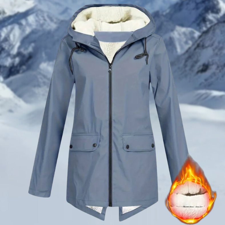 WW | Wasserabweisende Jacke mit verstellbarem Kordelzug