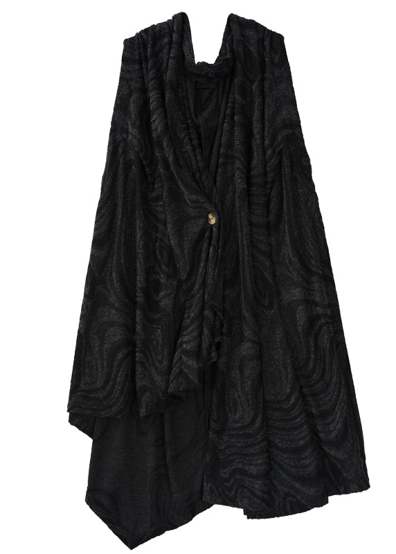 WW | Size Original Cape Style Asymmetrical Wool Coats