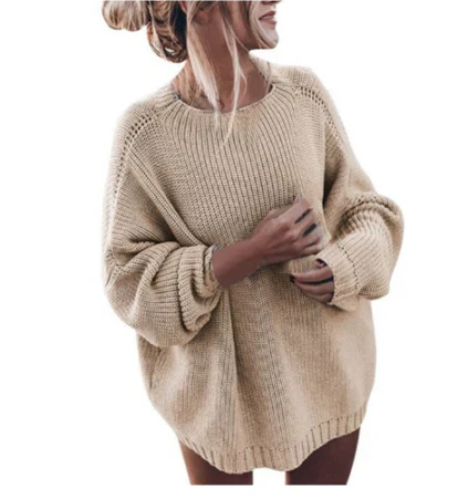WW - Women's Boho Chunky Knit Sweater