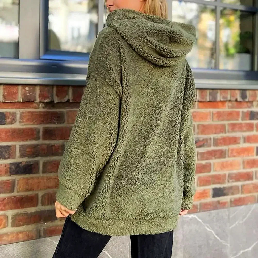 WW | Moderner Damen-Hoodie mit Plüsch