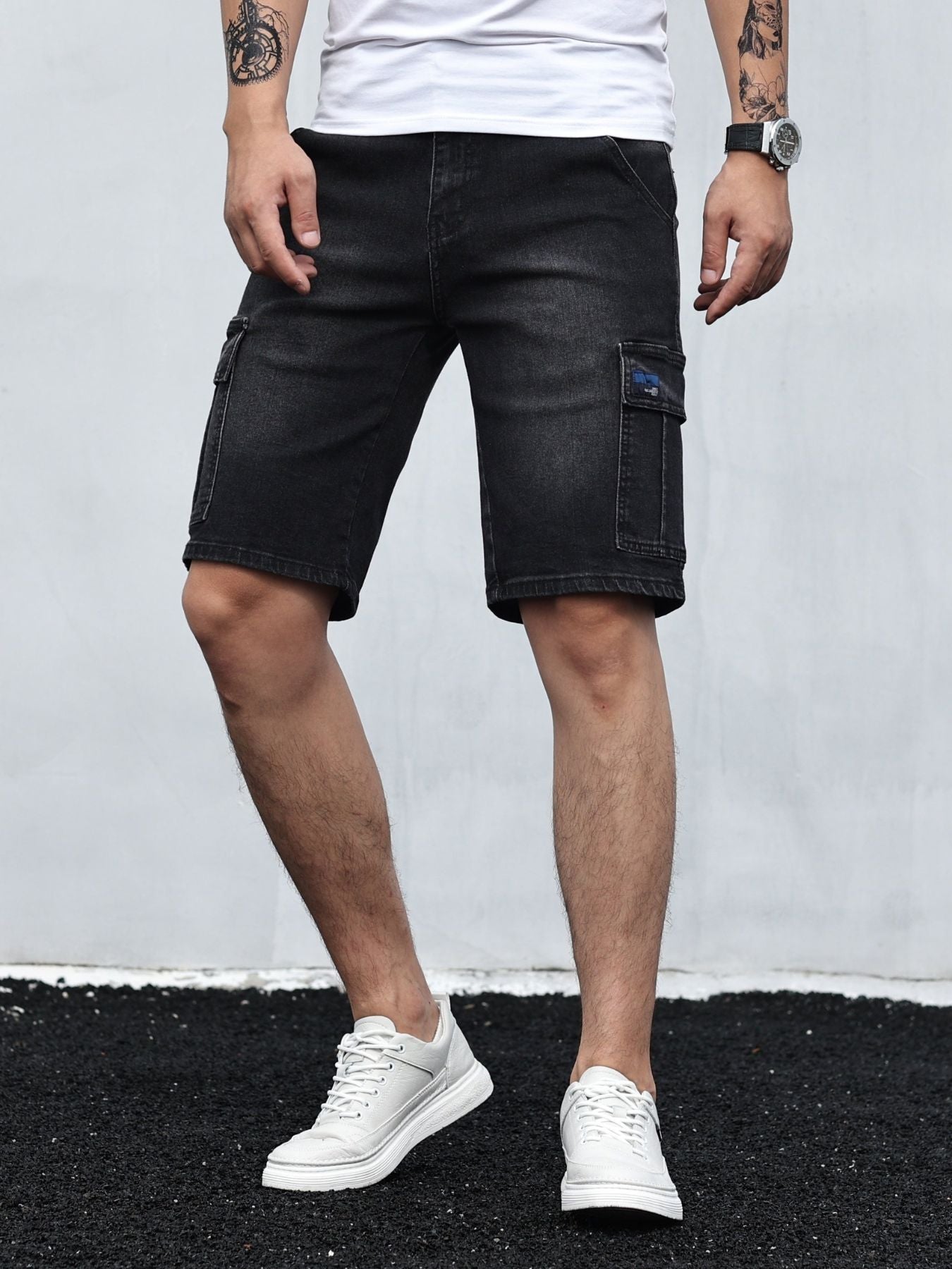 WW | Men's Cargo Denim Shorts