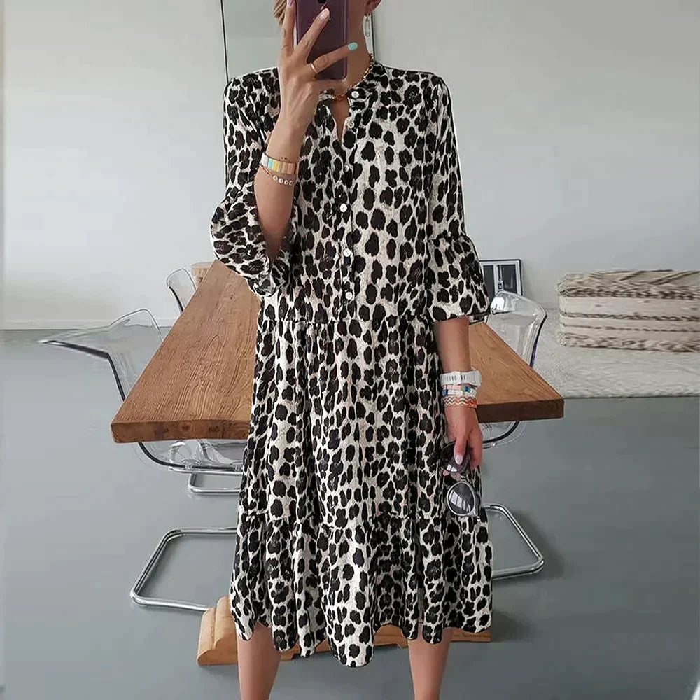 WW | Sommerkleid mit Pantherdruck
