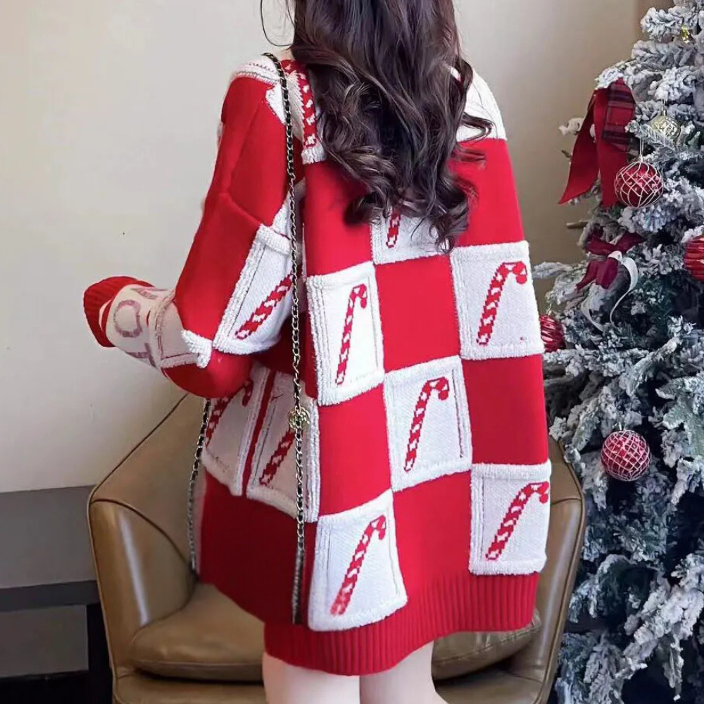 WW | Oversized Christmas Sweater - Bad Christmas Sweater Women