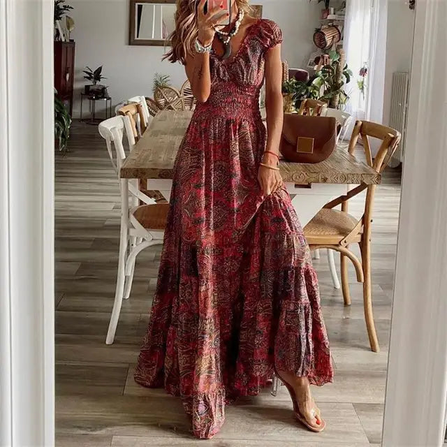 WW | Elegantes Kleid mit Elastischem Bund