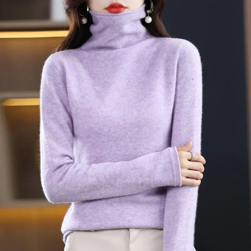 WW | Pullover aus Woll mit Rollkragen