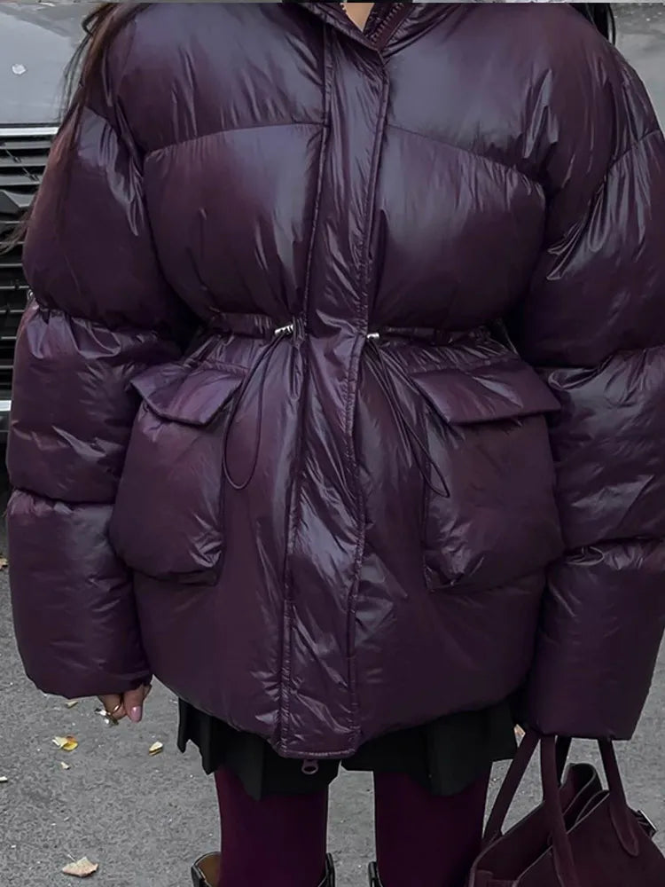 WW | warm fluffy down jacket