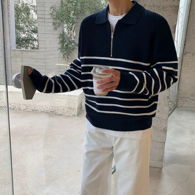 WW | Men's Striped Knit Sweater