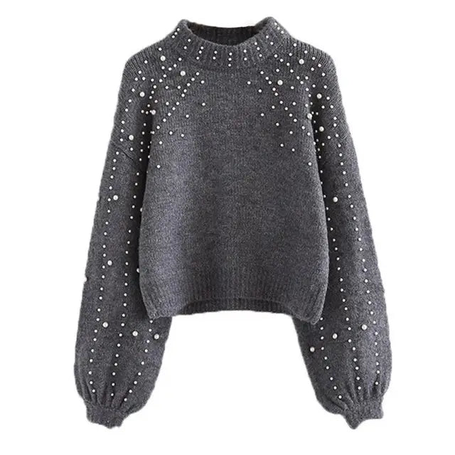 WW | Knitted sweater with O-neck
