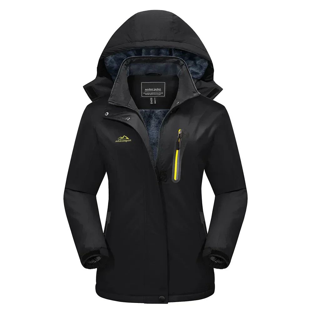 WW | Damen Schneeski-Jacke mit Hoodie-Stil