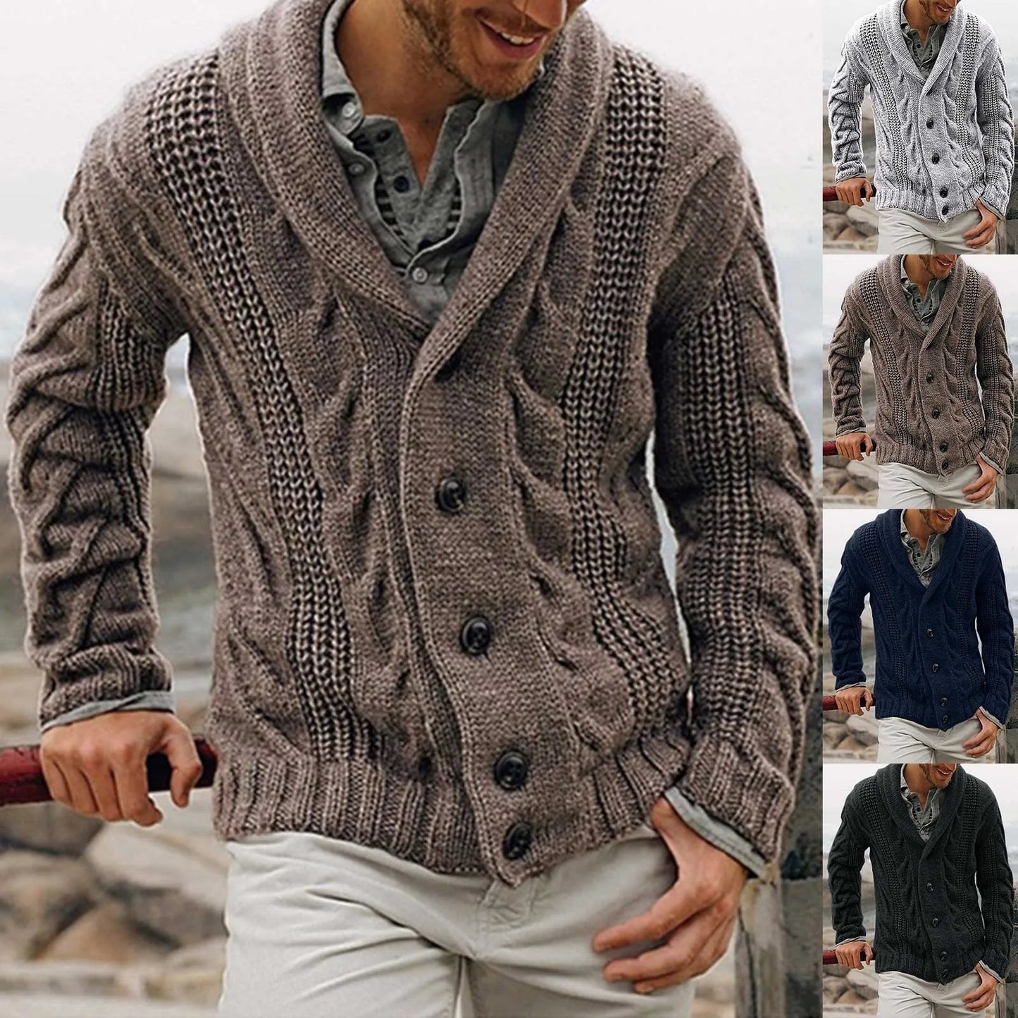 WW | Casual knit sweater for men
