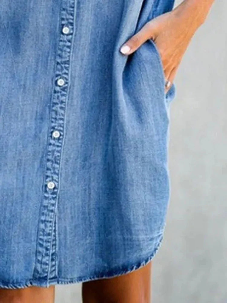 Jessa | Timeless Denim Dress