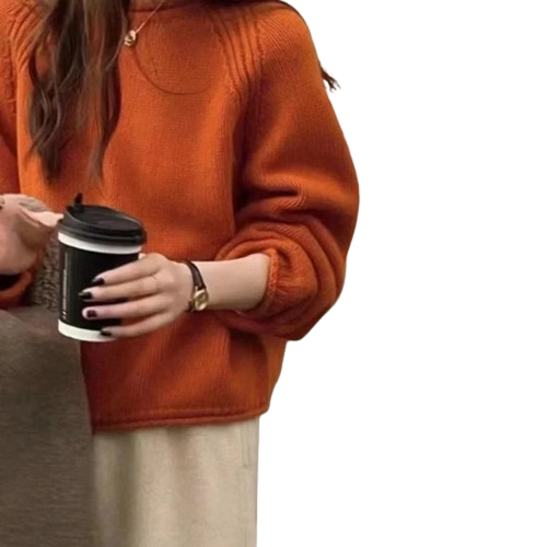 WW | French-Style Sweater - Loose Knit Pullover for Everyday & Leisure