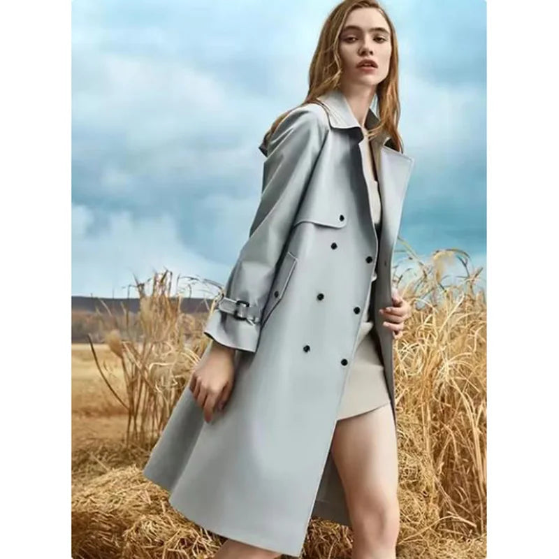 WW | Winter Trench Coat with Lacing