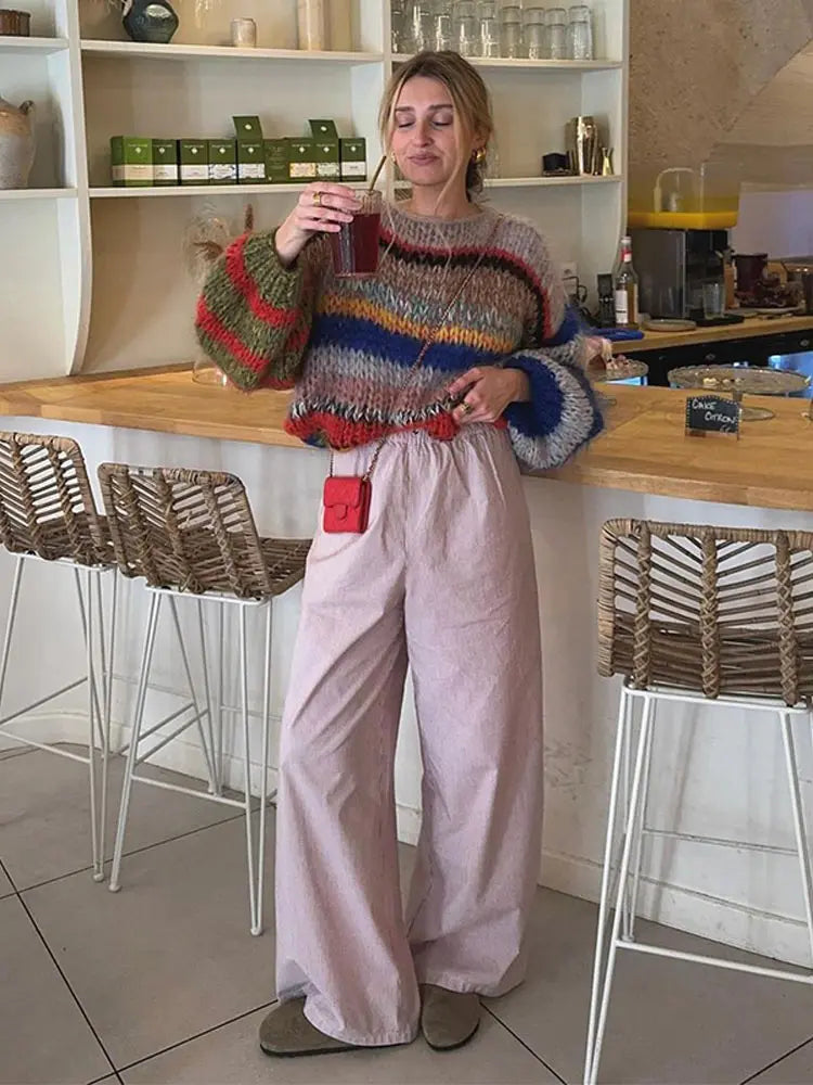 WW | Bunter Pullover geeignet für Damen