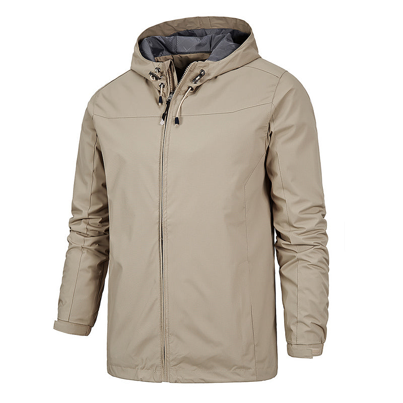 WW | Men's Elegant Hooded Softshell Jacket - Perfect for Fall/Winter
