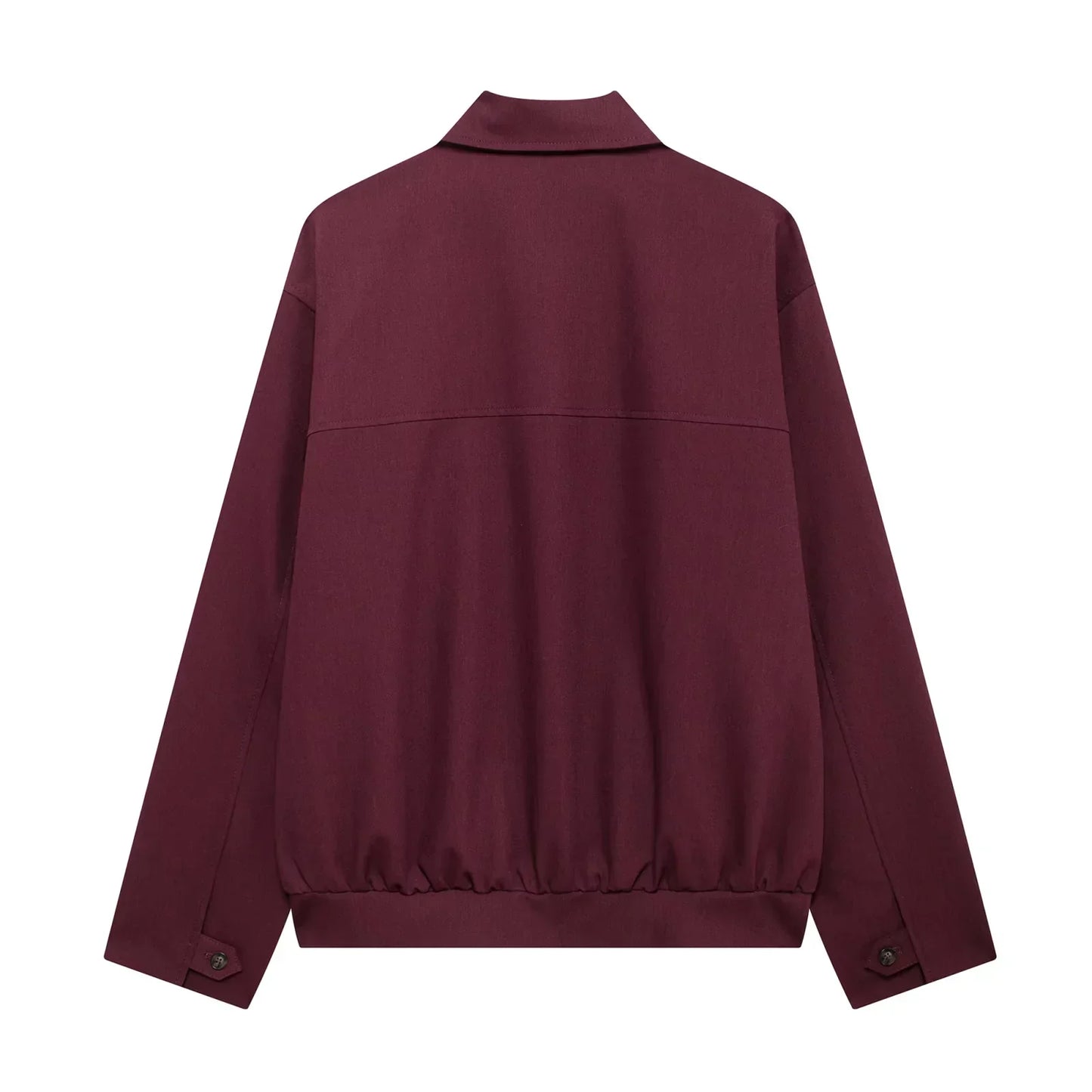 WW | Cropped Bomberjacke mit Langen Ärmeln und Modernem, Tailliertem Schnitt
