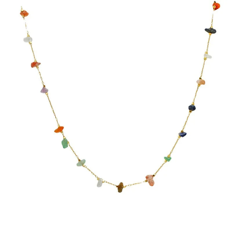 WW | Elegant Natural Gemstone Necklace
